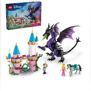 LEGO Disney Princess Maleficent’s Dragon Form Building Set for Kids, 583 pieces.